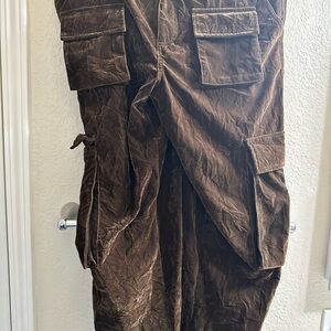 Forever 21 Chocolate Brown Velvet Pants